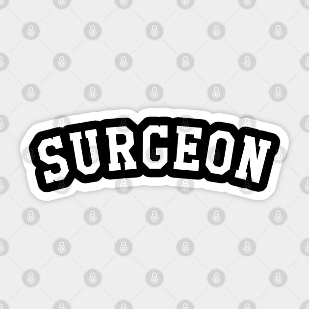 Surgeon Sticker by KC Happy Shop